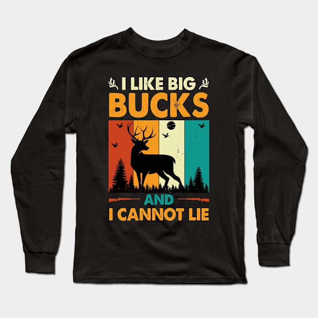 I like Big Bucks And I Cannot Lie Long Sleeve T-Shirt by badrianovic